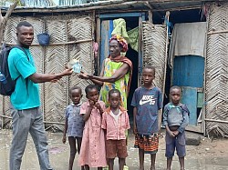 Young orphans supported by tyossi