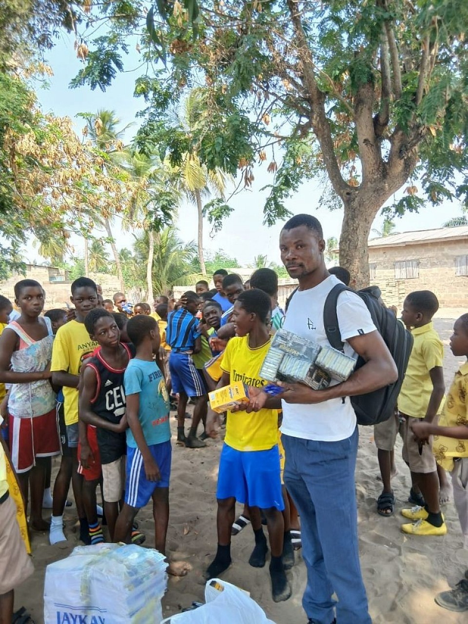 Donations to Anyakpor R/C Basic school