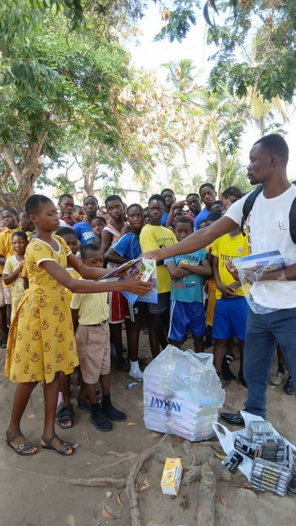 Donations to Anyakpor R/C Basic school